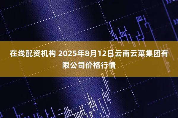 在线配资机构 2025年8月12日云南云菜集团有限公司价格行情
