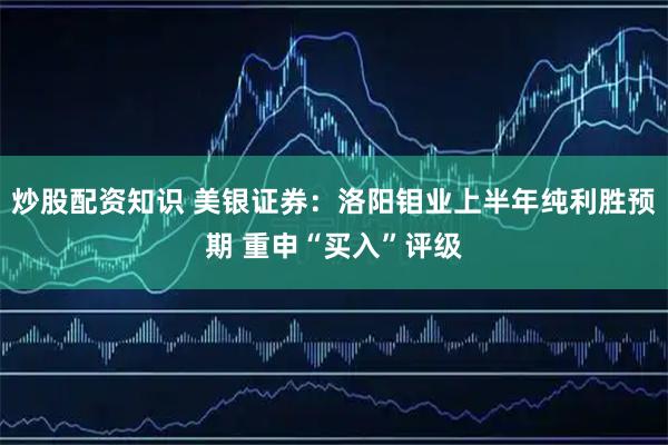 炒股配资知识 美银证券：洛阳钼业上半年纯利胜预期 重申“买入”评级